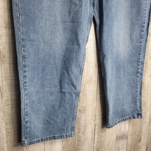 Men's Levi's 550 Relaxed-Fit Stretch Straight Blue Jeans 46x30 New - Picture 6 of 15